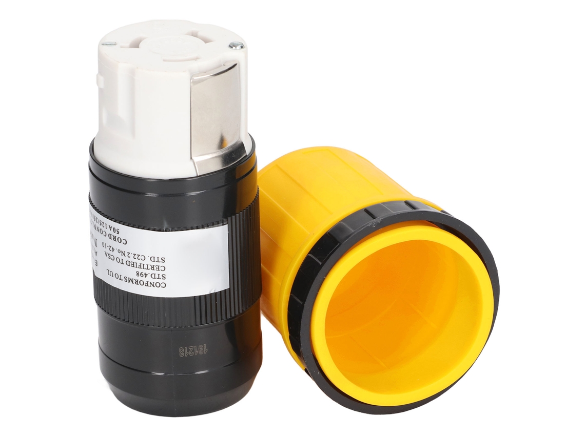 Laxiscreed Tampa De Proteção Para Conector De Cabo De Energia Rv Com Fecho De Rosca