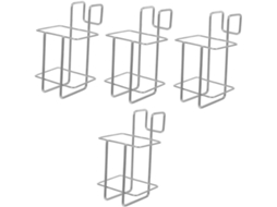 Conjunto De 4 Porta-garrafas Portáteis Para Armazenamento Prático E Organizado.
