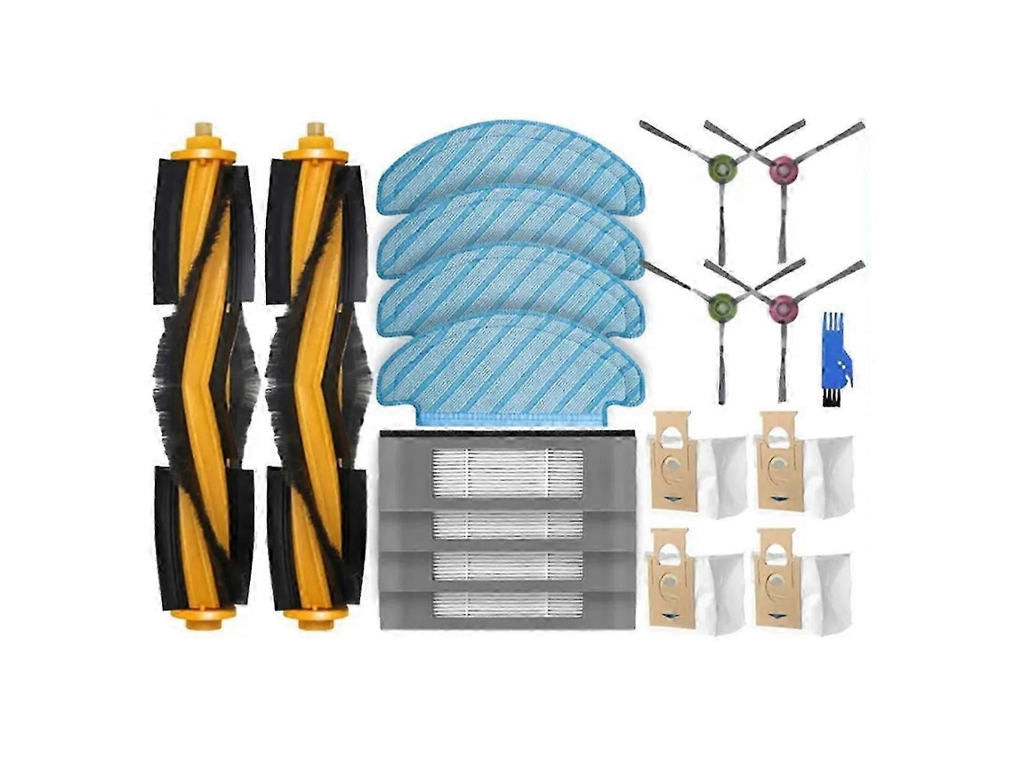 Para Ecovacs Deebot Ozmo T8 / T8 Aivi / T8 Max / N8 Plus / N8 Pro Escova Principal Escova Lateral Filtro Hepa Sacos De Pó Para Mop Brilvibera