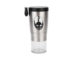 Moedor de Café Manual Ajustável em Aço Inoxidável com ABS, Portátil, Baixo Ruído