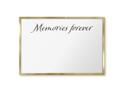 Magnetic Board Memories Forever For The Living Room Espelharte (60x40 Cm)
