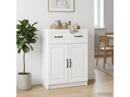 Vidaxl Buffet Com Gaveta Branco 66 X 34,5 X 87 Cm Derivados De Madeira