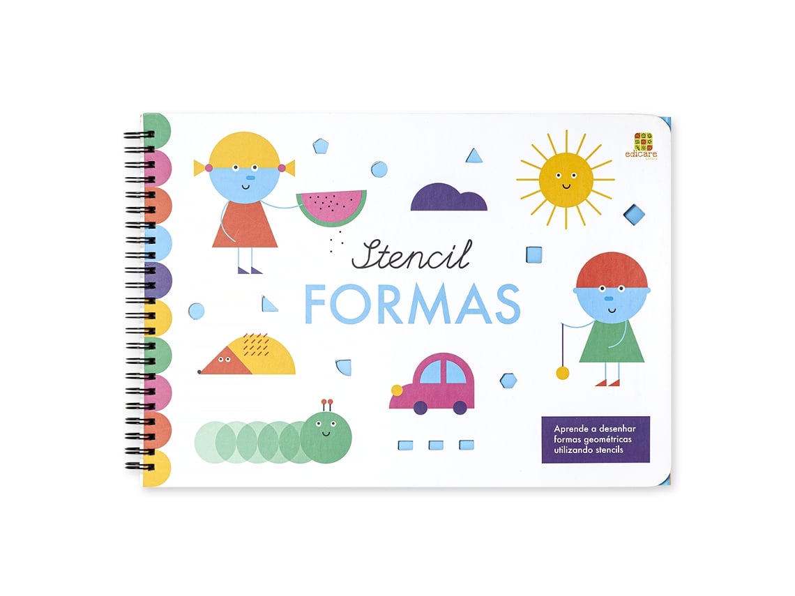 Livro Stencil Formas .