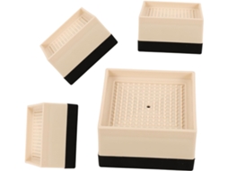 Kallory Conjunto De 4-protetores Pés Para Móveis, Sem Resina, Para Cama, Sofá E Mesa Elevadores De Móveis Resistentes Ao