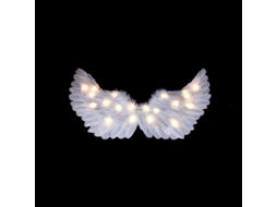 Traje De Asas De Anjo Branco Com Luzes Led E Glória, Para Adultos E Crianças, Suprimentos De Festa 65*35cm Amarillo