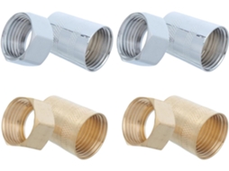 Adaptador Para Mangueira De Aço Inoxidável E Liga De Zinco