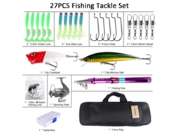 Combo Vara e Molinete de Pesca Lixada Carbono