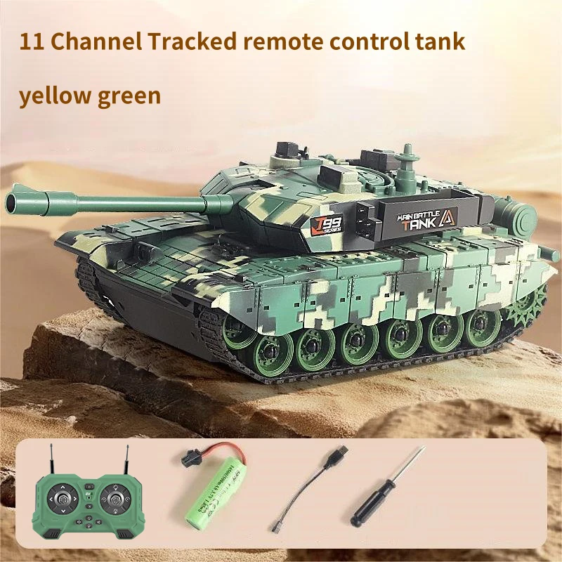 Tanque Infantil de Controle Remoto com Som e Luzes, um Presente para Crianças, um Brinquedo Elétrico em Miniatura. MDUG