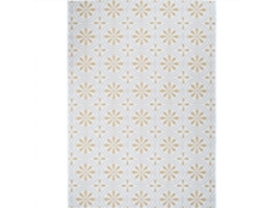 Tapete Moderno Amarelo E Bege Para Interior E Exterior 200x290
