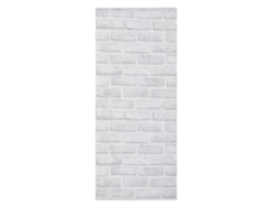 Adesivo de Parede Tijolo Branco, PVC, Sala, Quarto, Restaurante | S/MARCA