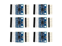 6 Peças 521mpu 6050 Módulo Acelerômetro De 3 Eixos 6 Dof Módulo Sensor De Giroscópio Conversor Ad De 16 Bits Dados Aquaforge