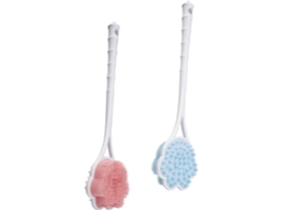 Lurelia Kit De 2 Escovas Para Costas De Cuidado Corporal, Com Argola, Uso Diário Prático
