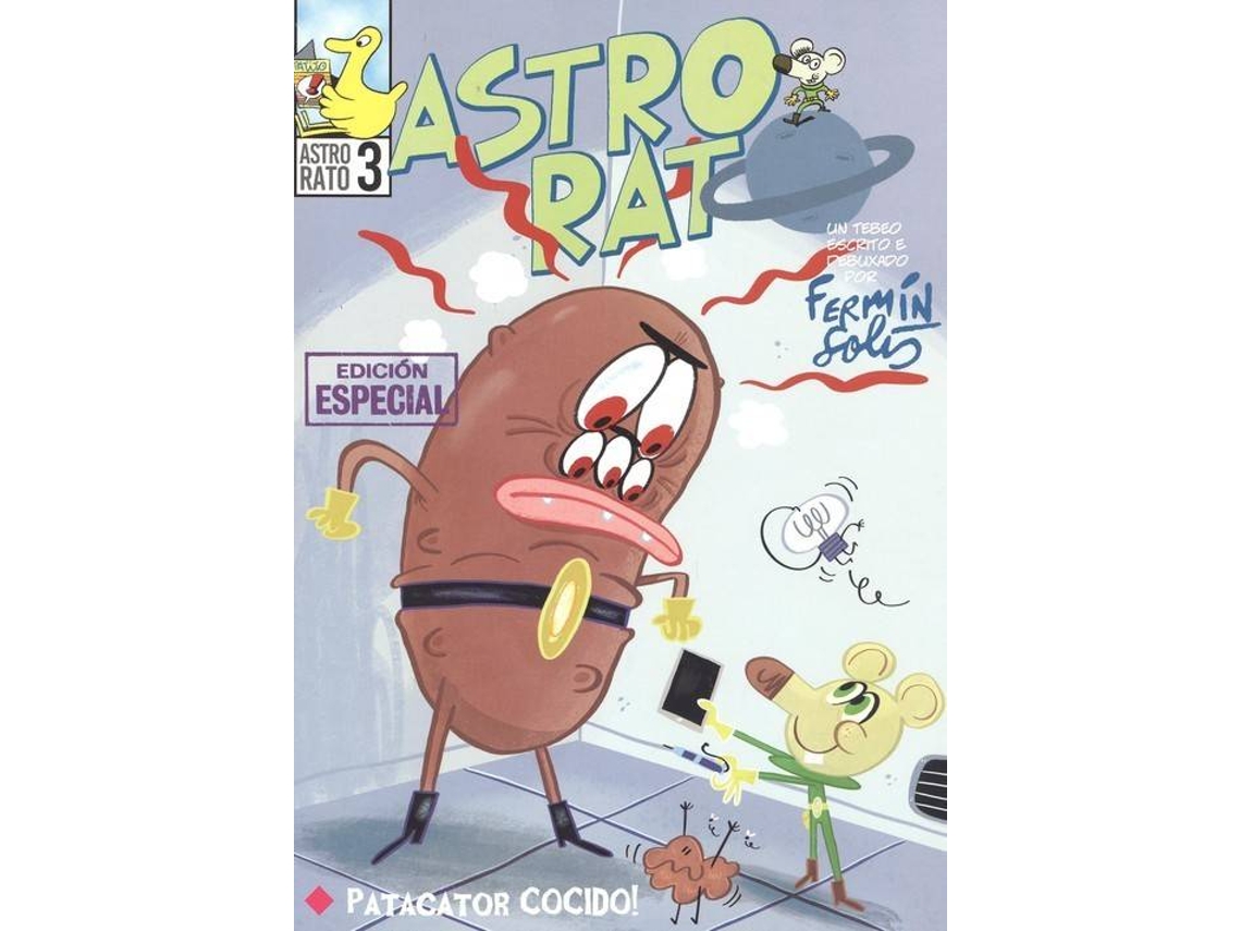 Livro Astro Rato Nº3.Astro Rato E Lampadiña En Patacator Cocido de Fermin Solis (Galego)