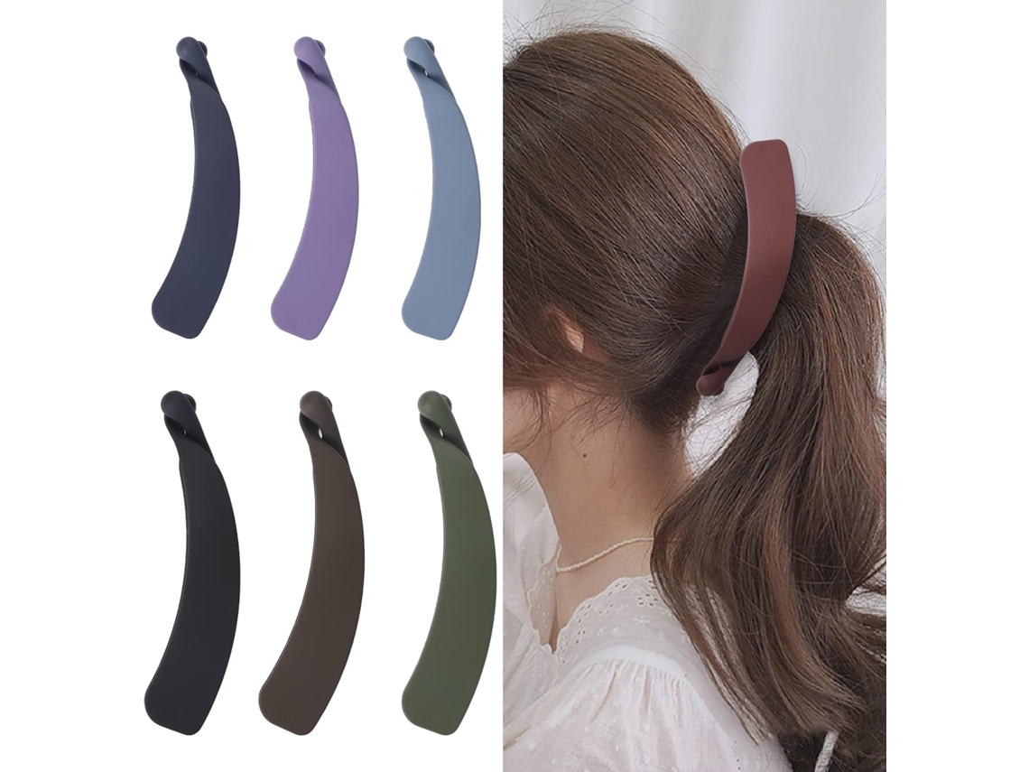 Peças de Pinças de Banana para Cabelo Grosso, Pinças Antiderrapantes, Acessórios de Cabelo para Mulheres e Meninas