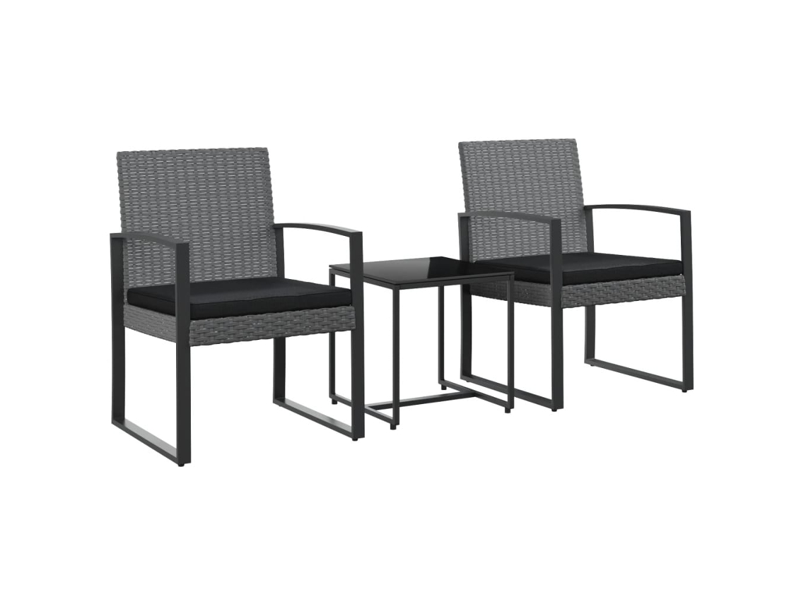 Garden Dining Set, Garden Dining Sets Vidaxl Cinzeto Polipropileno (n/a)