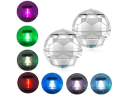 Luz Solar Nova Line para Piscina, LED Submersível, 7 Cores, Para Jardim e Decoração Exterior