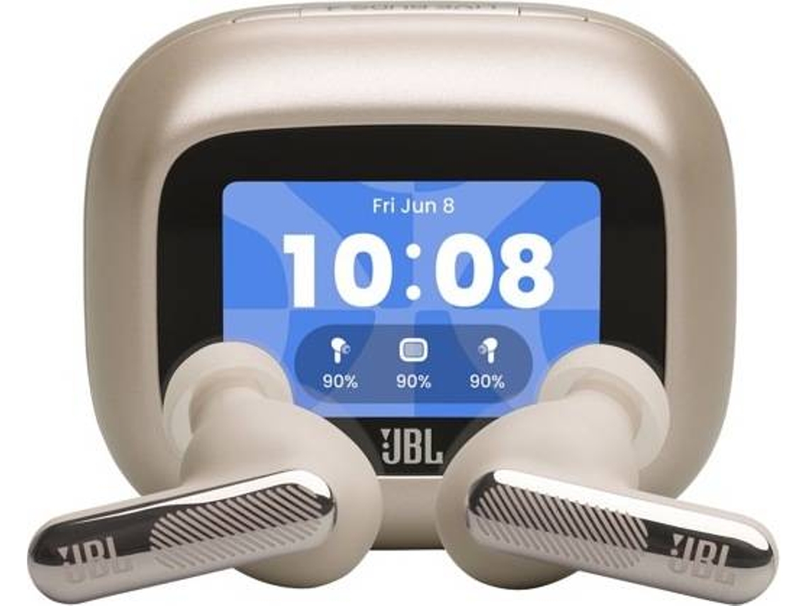 Auscultadores Bluetooth JBL Live Beam 4 (In Ear -  Microfone - Dourado)