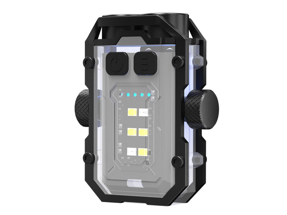 Lanterna Portátil Tipo C-mini, Lanterna Edc Recarregável Tipo C Com Íman, 6 Modos, Luz De Trabalho Potente, Lanterna De Bolso Para Campismo