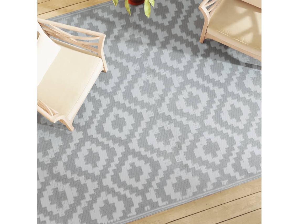 Vidaxl Tapete De Exterior 190x290 Cm Arakil Pp Cinzento