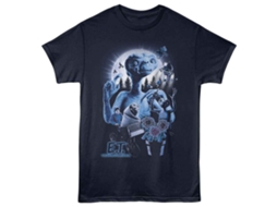 Rockinstone E.t. Collage Navy T-shirt Size:l