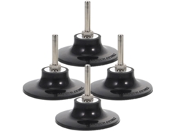 Conjunto De 4 Suportes Para Discos Lixa 69 Mm Com Cabos Removíveis