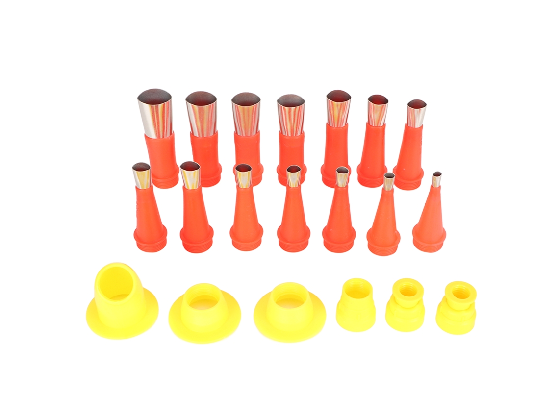Um Conjunto De 20 Ferramentas Integradas De Bicos Adesivos De Aço Inoxidável Com Bicos Em Forma De Bico De Pato
