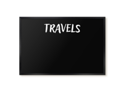 Magnetic Board Travels For The Living Room Espelharte (60x40 Cm)