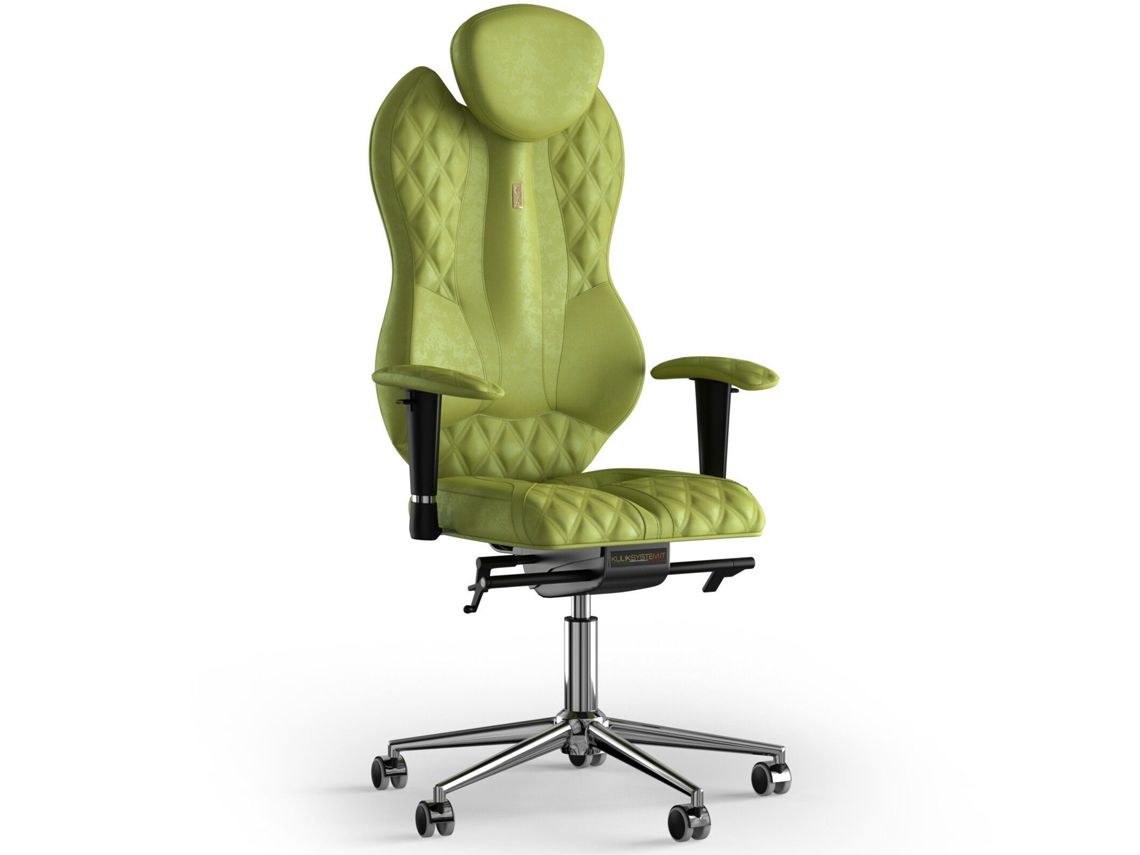 Cadeira de Escritório Ergonómica KULIK Grande Tecido de Costura (Antara - Azeitona -130x50x50cm)