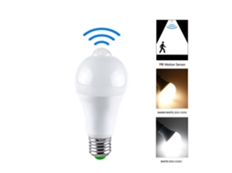 Lâmpada Led Com Sensor De Movimento Pir, 12 W