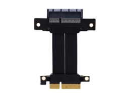 Cabo Riser Pcie 4.0 X4 Extensão De Placa De Vídeo Adaptador Gpu Flexível Macho Para Fêmea