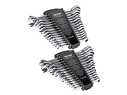VEVOR 30 PCS 1/4 a 1 Conjunto de chave combinada SAE, métrica 8-24mm