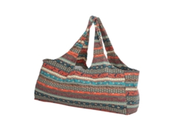 Bolsa de Yoga Estilo Étnico Oversized Respirável para Viagem, Academia e Armazenamento de Equipamentos S/MARCA
