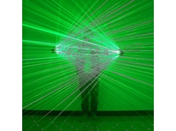 Luvas a laser verde Fasst, acessórios de LED para apresentações e eventos no palco.