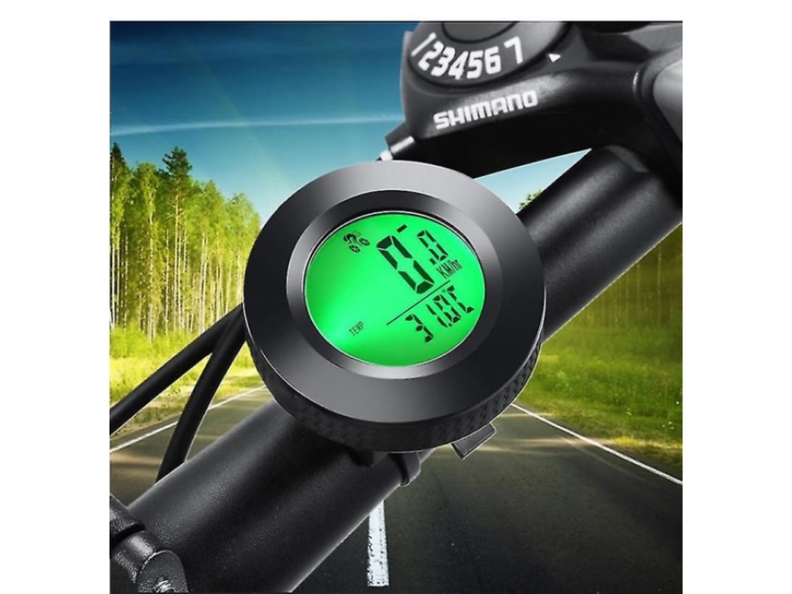 Velocímetro com pulso BRILVIBERA, à prova d'água, LCD