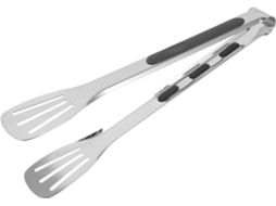 Pinças Para Churrasco Robustas Em Aço Inoxidável E Abs Antiderrapante, Ideais Para Uso Doméstico E Em Buffets, Uma