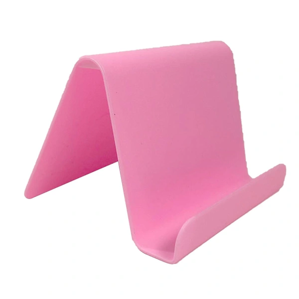 Suporte De Celular De Plástico, Antiderrapante, Estável, Durável, Portátil, Suporte De Mesa Resistente Para Celular, Para Casa, Carro, Rosa.