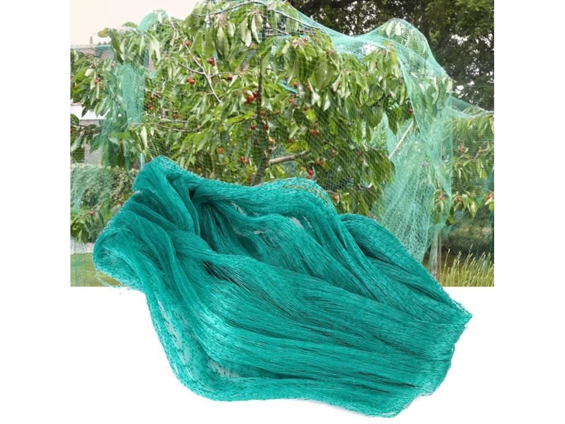 Ebtools Rede para Pássaros 4X10M Rede Antipássaros Rede para Jardim Árvore de Frutas Planta Ferramenta Protetora de Rede Protetora