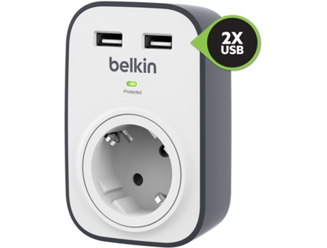 Supressor BELKIN Wall Mount (USB) — 1 saídas