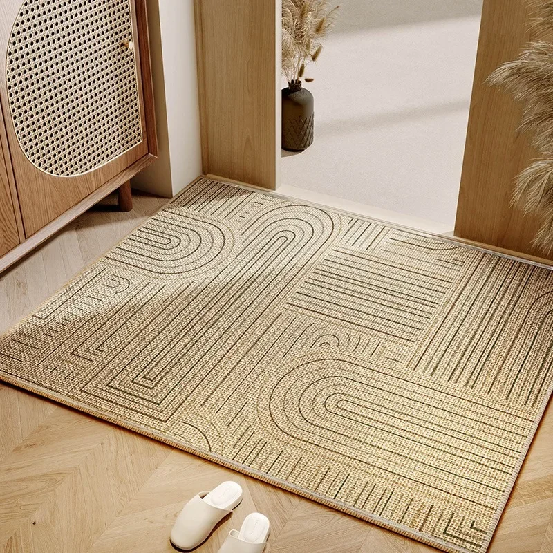 (estilo 5 60x90cm) Tapete De Entrada Antiderrapante E Lavável Com Padrão Geométrico Moderno, Tapete Decorativo Para O Chão.