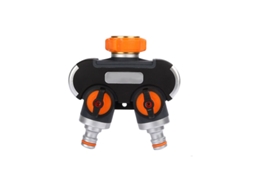 Mangueira Com Distribuidor De Torneira De 2 Vias, 3/4"
