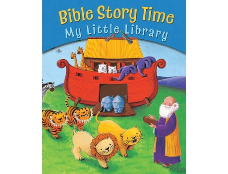 Livro bible story time my little library de sophie piper (inglês)