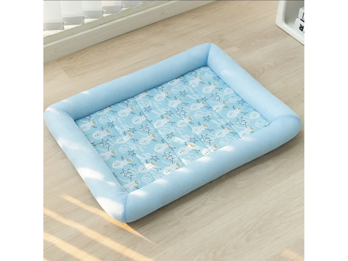 Tapete Refrescante, para Cães, Lavável, Respirável, Uso no Verão, 45x33 Cm, Azul AQUAFORGE
