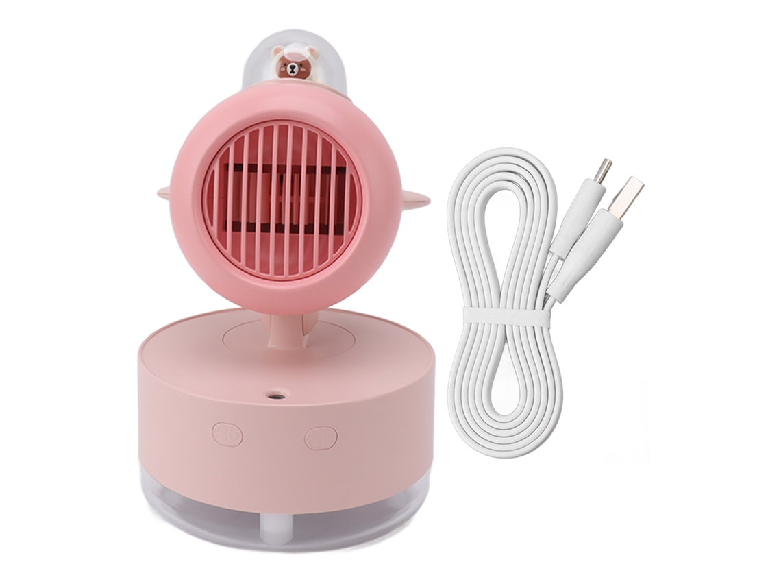 Ventilador Frio Laxiscreed Com Funcionalidade De Spray E Timer, Útil Para Manter-se Fresco Em Qualquer Divisão