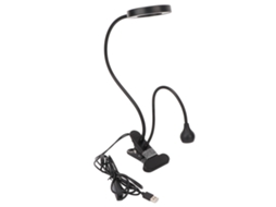 Lâmpada De Cura Uv 2 Em 1 Com Pescoço De Ganso, Interface Usb, Ajustável E Flexível Para Manicure
