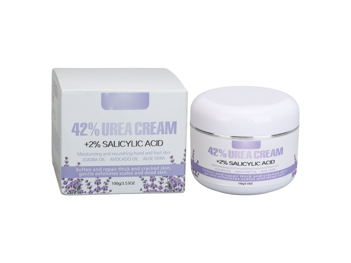 Crema De Pies Com 42% Plus E 2% De Ácido Salicílico Para Cuidado Da Pele