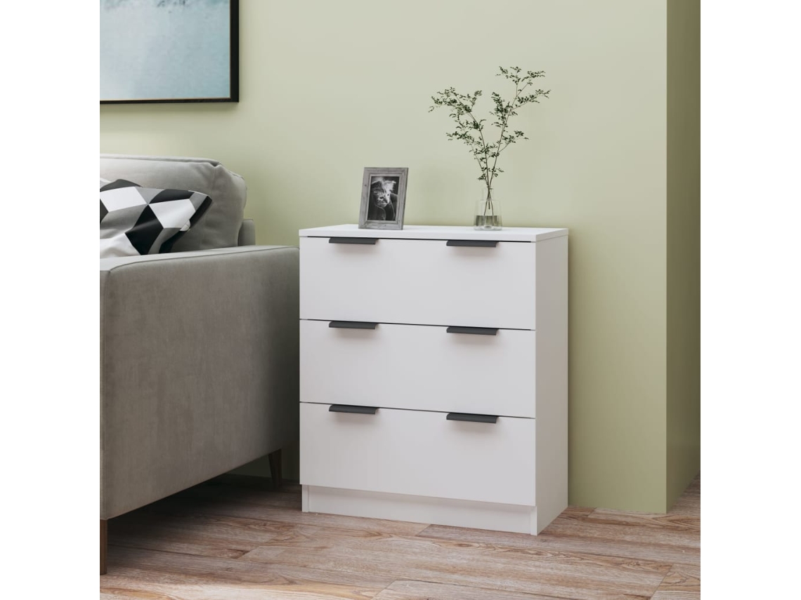 Aparador 60x30x70 cm Derivados de Madera Blanco