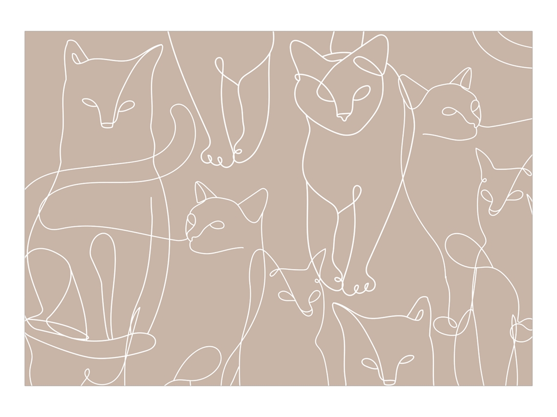 Papel de Parede ARTGEIST Cat Habits - Third Variant (450x315)