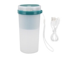Caneca espremedor Elétrica Portátil 300ml com Lâminas 6 Folhas, Bateria 1500mah e Segurança Usb