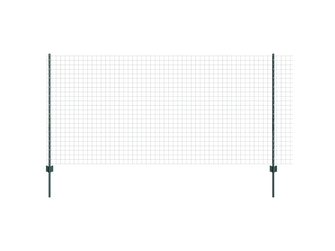 Conjunto 1 Barreira Externa Vidaxl Verde Aço (25 X 1,2 M)