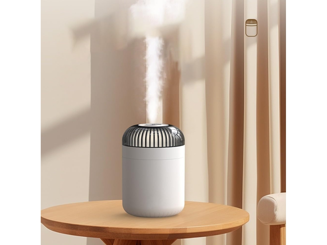 Umidificador Refrescante, Alimentado Por Usb, Capacidade De 500 Ml
